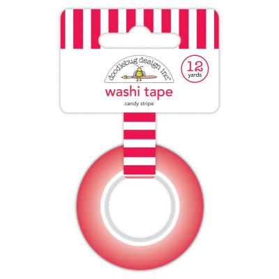 Doodlebug Christmas Magic Washi Tape - Candy Stripe